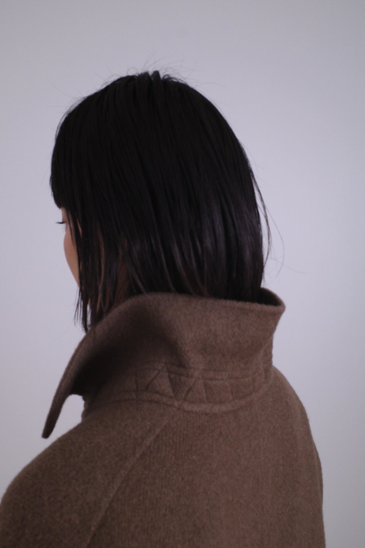 DOUBLE FACE COAT/UNDYED YAK
