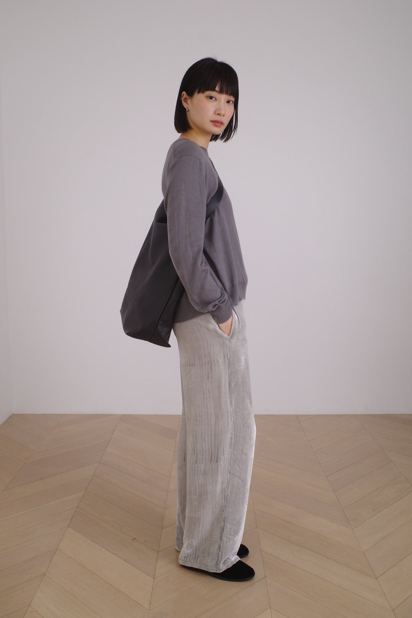 SEYA X ISAAC REINA CHASEN HOBO /LARGE /OIL LEATHER