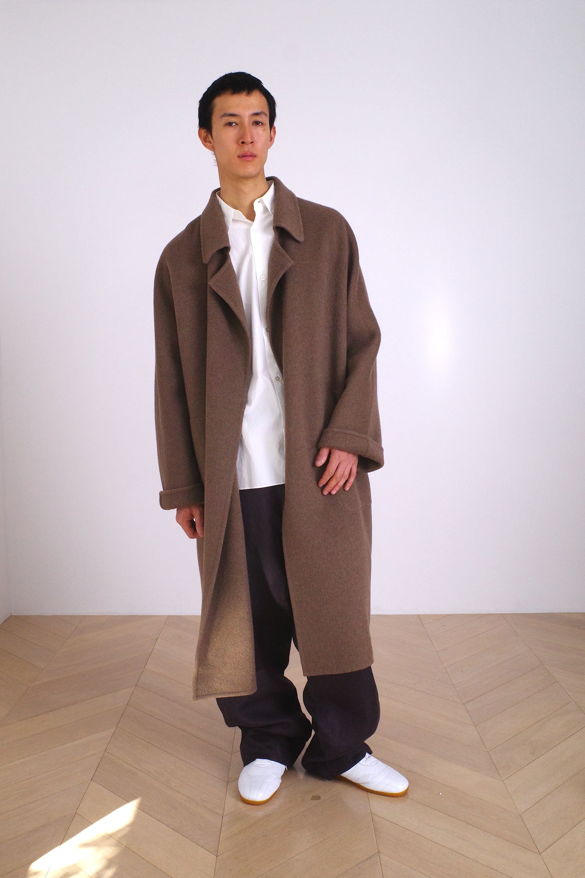 DOUBLE FACE COAT/UNDYED YAK