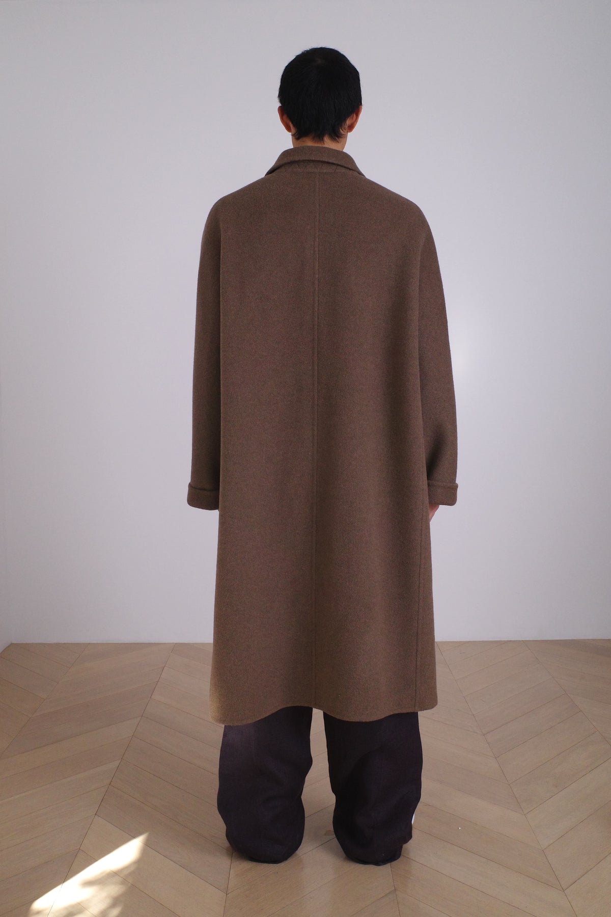 DOUBLE FACE COAT/UNDYED YAK
