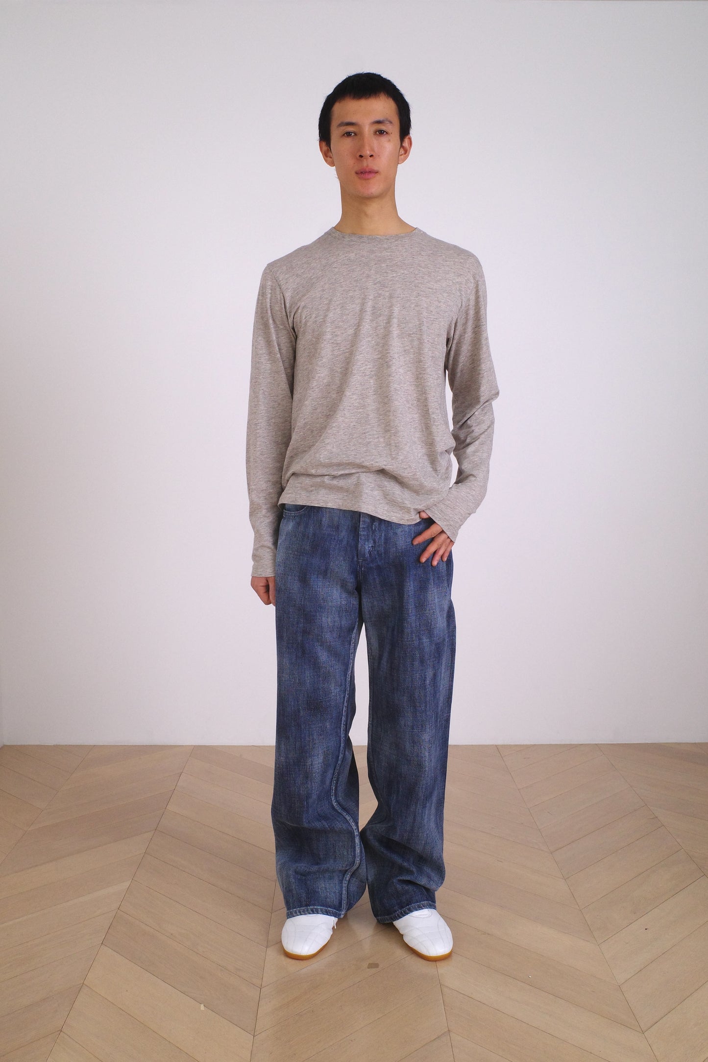 TOFU BROTHER JEANS /SLUB DENIM CLOUD BLEACH