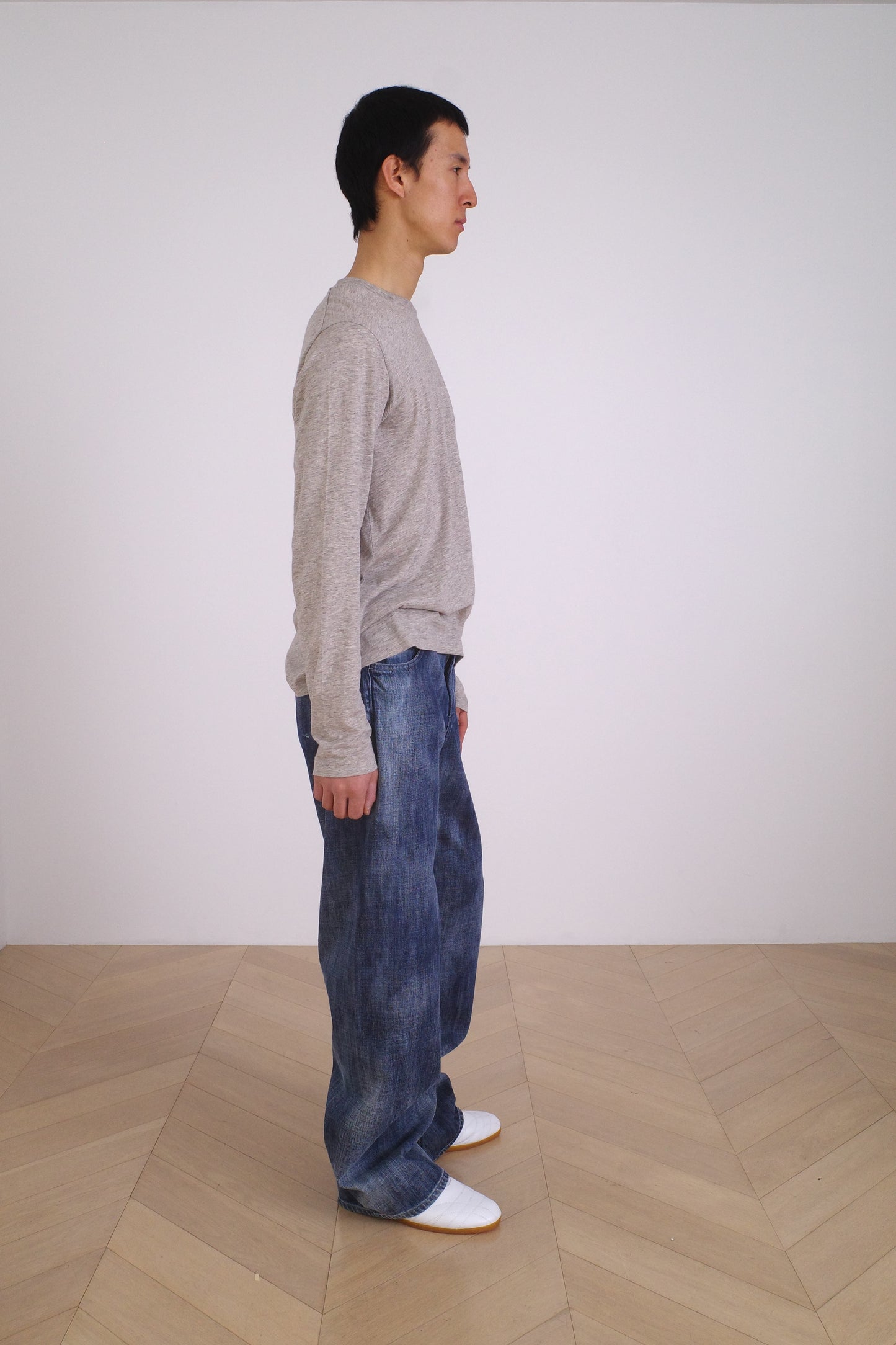 TOFU BROTHER JEANS /SLUB DENIM CLOUD BLEACH